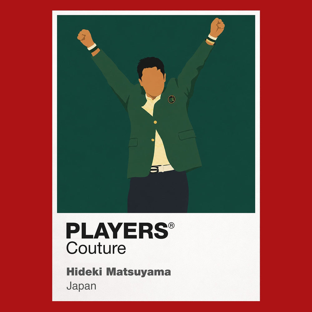 Hideki Matsuyama Golf Icon Frame Men's Polo Shirt