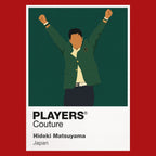 Hideki Matsuyama Golf Icon Frame Men's Polo Shirt