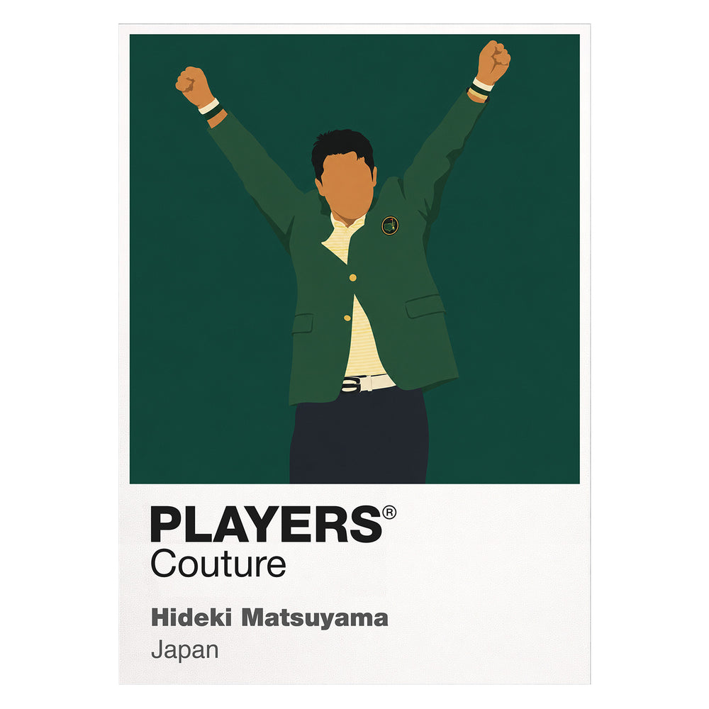 Hideki Matsuyama Golf Icon Frame Men's Hoodie