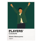 Hideki Matsuyama Golf Icon Frame Men's Hoodie