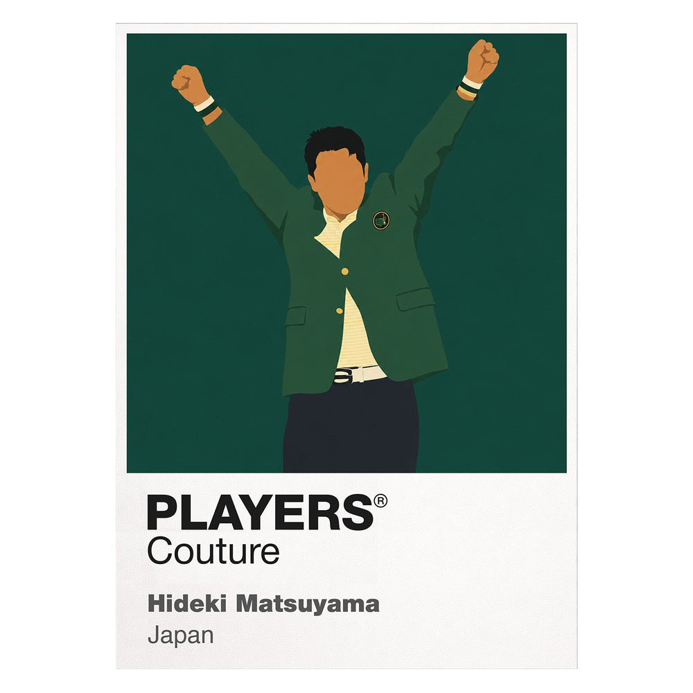Hideki Matsuyama Golf Icon Frame Men's Polo Shirt