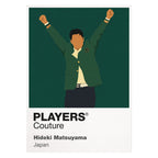 Hideki Matsuyama Golf Icon Frame Men's Polo Shirt