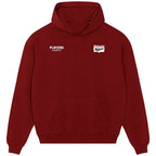 Hidetoshi Nakata hoodie – red men's hoodie featuring the Hidetoshi Nakata Players Couture logo
