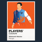 Hidetoshi Nakata Perugia Icon Frame artwork in navy