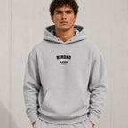 hirono name-print hoodie - grey