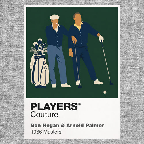Hogan and Palmer Golf Icon Frame - Icon Design