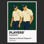Hojgaard Brothers Golf Icon Frame Men's Polo Shirt
