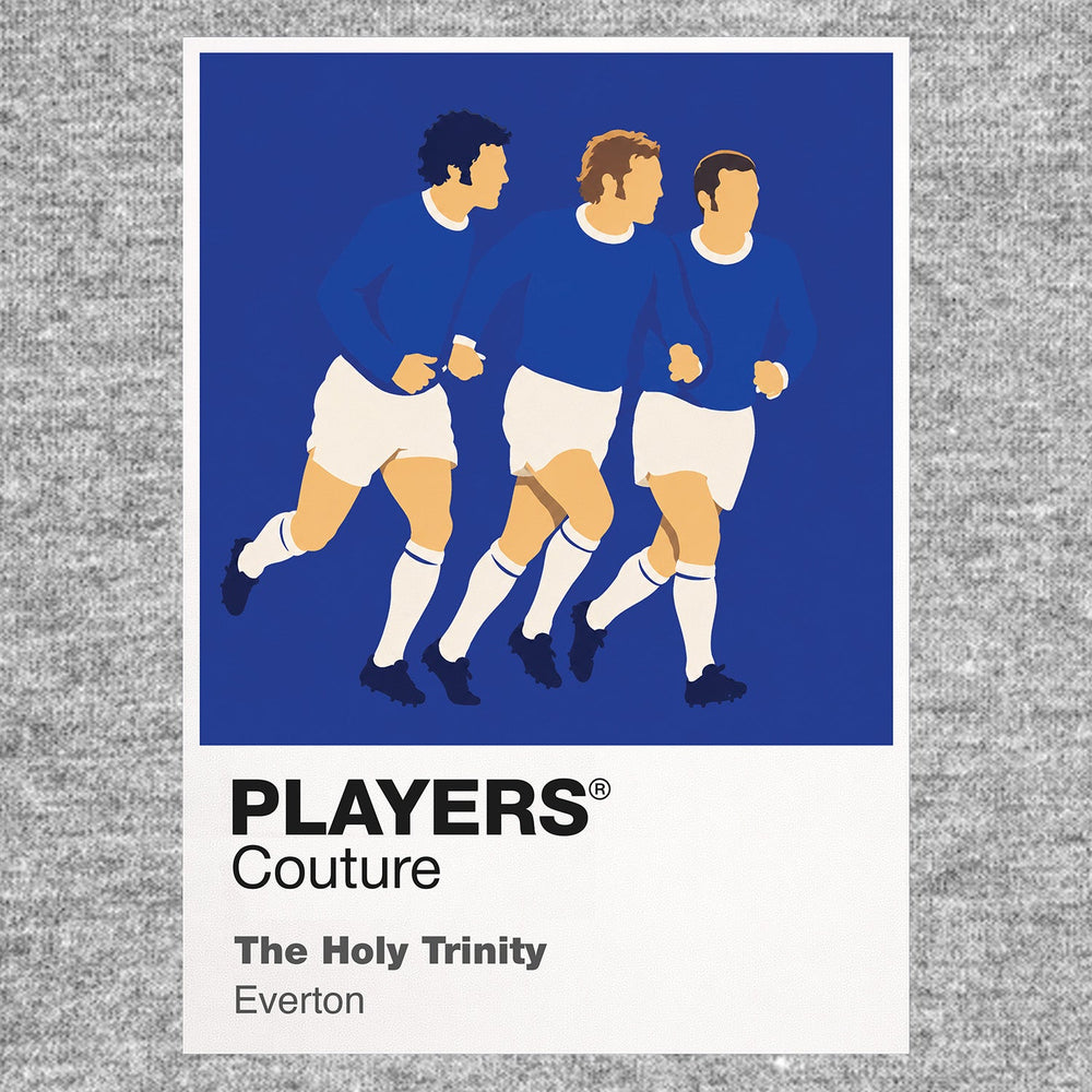 Holy Trinity Everton Icon Frame Men's Hoodie — Gray Artwork