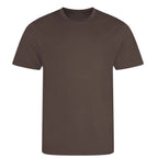 Custom Upload Your Logo Men's Sports T-Shirt – close-up detail shot of the Custom Upload Your Players Couture logo design