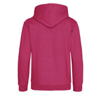 Essentials Collection hoodie – pink kids' hoodie with black Essentials Collection letters and Players Couture logo on the
