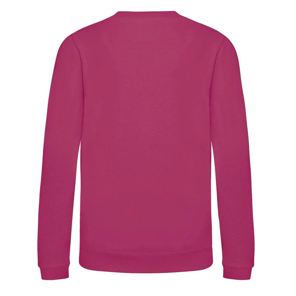 Essentials Collection hoodie – pink kids' hoodie with black Essentials Collection letters and Players Couture logo on the