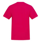 Essentials Collection t-shirt – pink men's t-shirt with black Essentials Collection letters and Players Couture logo on the