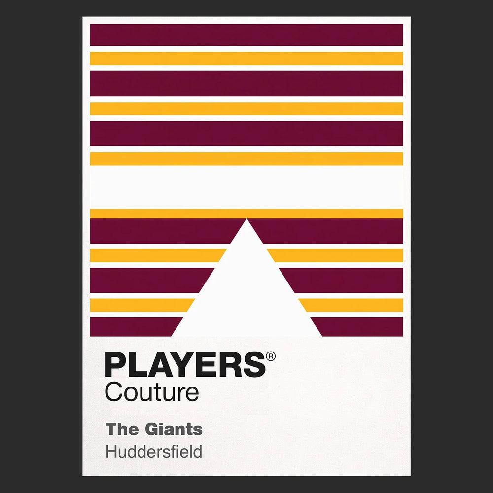 Huddersfield Giants Classic Rugby League Shirt Colours Frame Men's T-Shirt