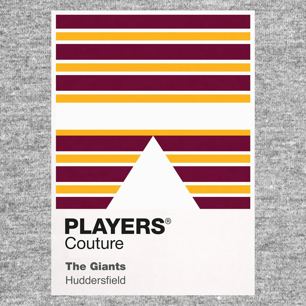 Huddersfield Giants Classic Rugby League Shirt Colours Frame Men's T-Shirt