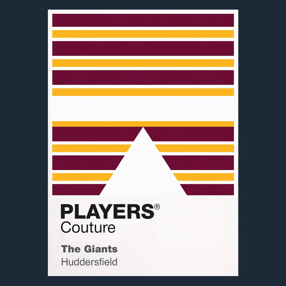 Huddersfield Giants Classic Rugby League Shirt Colours Frame Men's T-Shirt