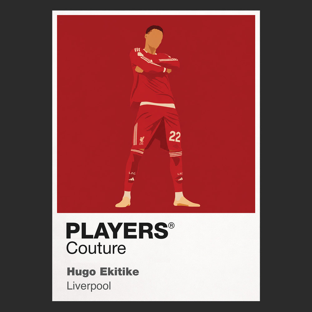 Hugo Ekitike Liverpool Icon Frame — Black