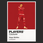 Hugo Ekitike Liverpool Icon Frame — Black