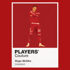 Hugo Ekitike Liverpool Icon Frame — Red