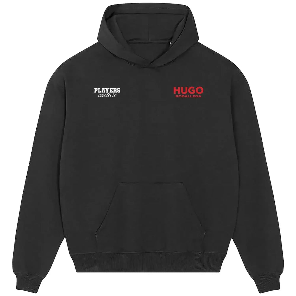 Hugo Rodallega hoodie – black men's hoodie featuring the Hugo Rodallega Players Couture logo