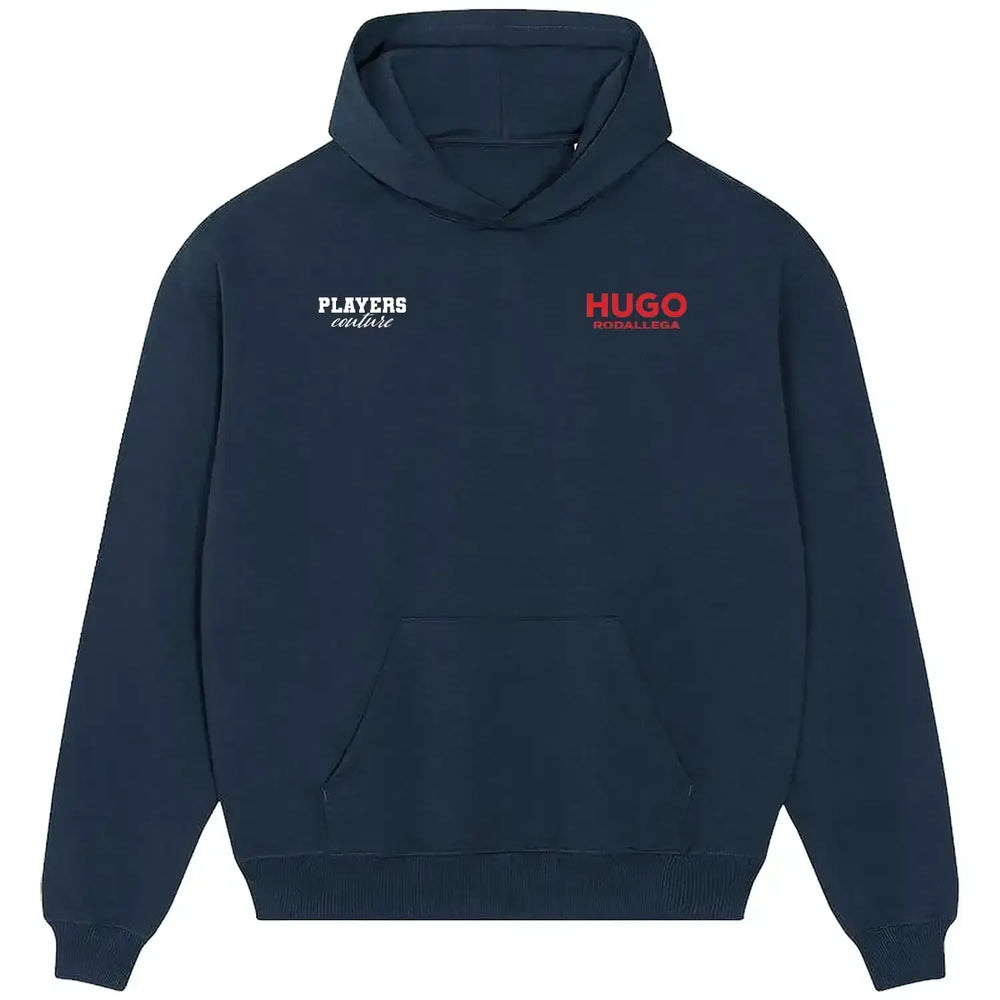 Hugo Rodallega hoodie – navy men's hoodie featuring the Hugo Rodallega Players Couture logo