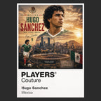 Hugo Sanchez Mexico Atlas Frame artwork by Players Couture