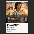 Hugo Sanchez Mexico Atlas Frame artwork by Players Couture