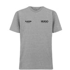 Hugo Sanchez t-shirt – grey men's t-shirt featuring the Hugo Sanchez Players Couture logo