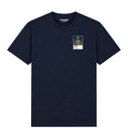 Hugo Sánchez Mexico Icons in Lights Frame Men's T-Shirt in Navy