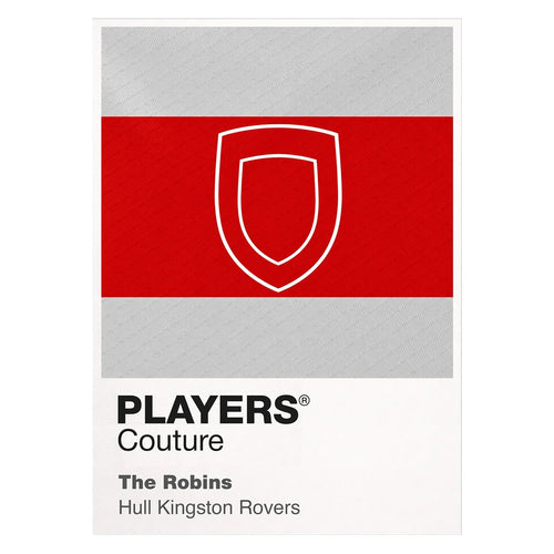 Hull KR Classic Rugby League Shirt Colours Frame - Icon Design