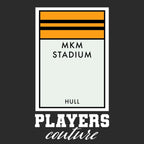 Hull City hoodie – black men's hoodie with white Hull City letters and Players Couture logo on the chest