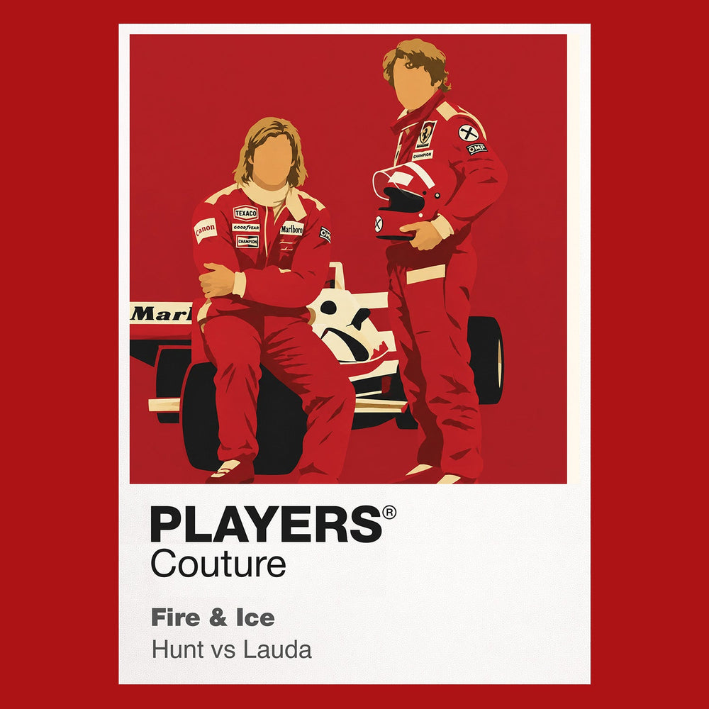 Hunt and Lauda Formula 1 T-shirt – red view
