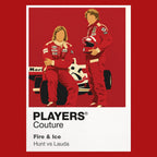 Hunt and Lauda Formula 1 T-shirt – red view