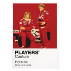 Hunt and Lauda Formula 1 T-shirt – white view