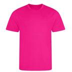 Essentials Collection t-shirt – pink men's t-shirt with black Essentials Collection letters and Players Couture logo on the