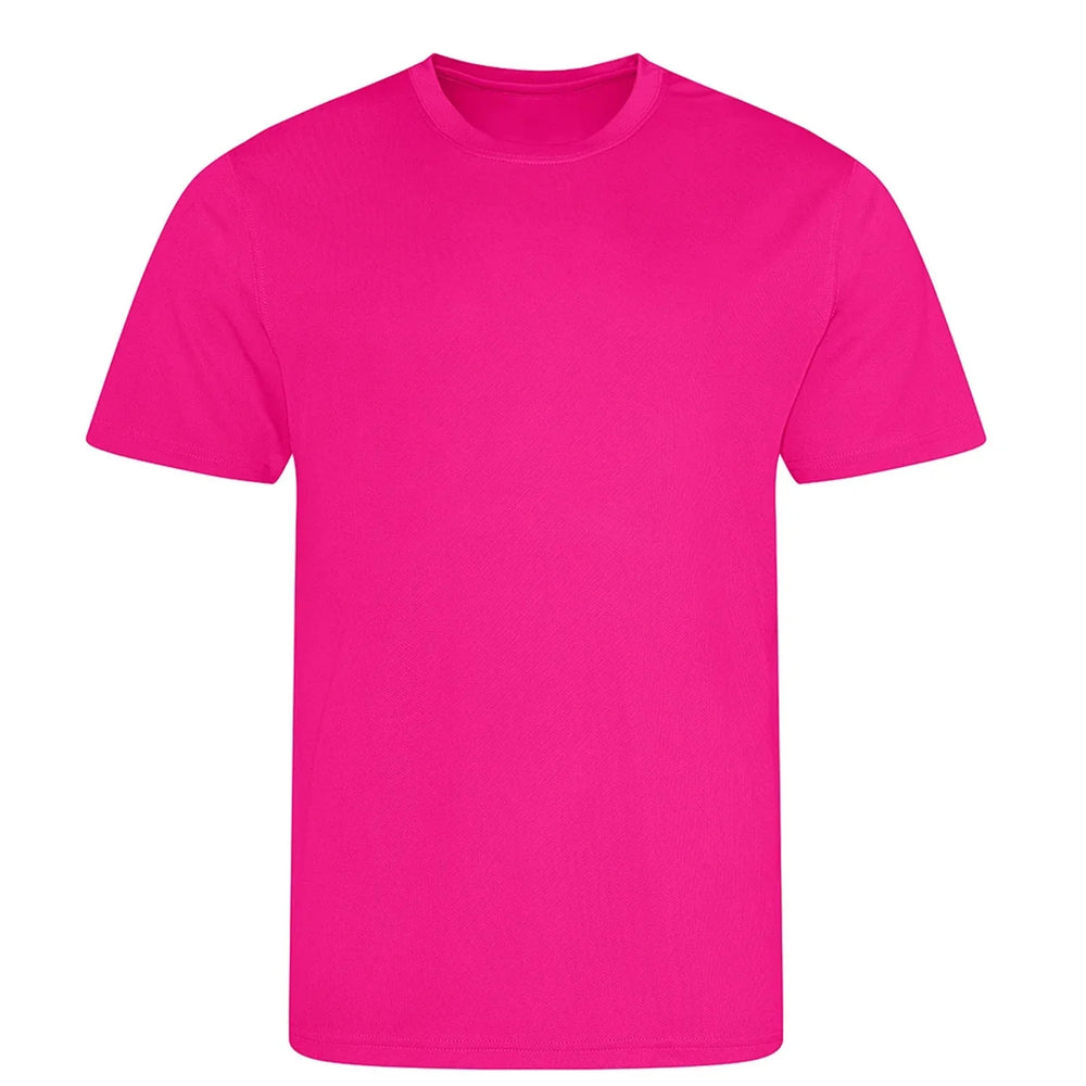 Custom Upload Your t-shirt – pink men's t-shirt featuring the Custom Upload Your Players Couture logo