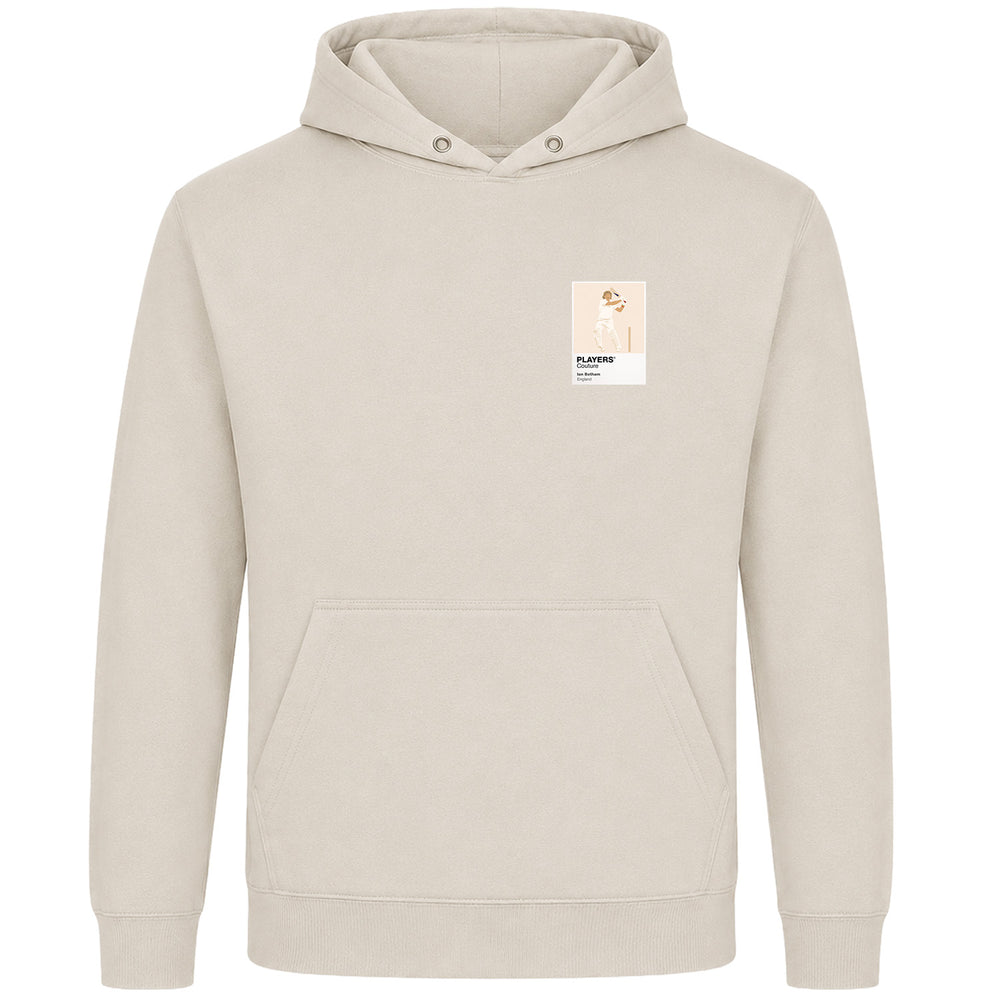 Ian Botham Cricket Icon Frame Men's Hoodie - Beige