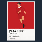 Ian Callaghan Liverpool navy Icon Frame artwork detail