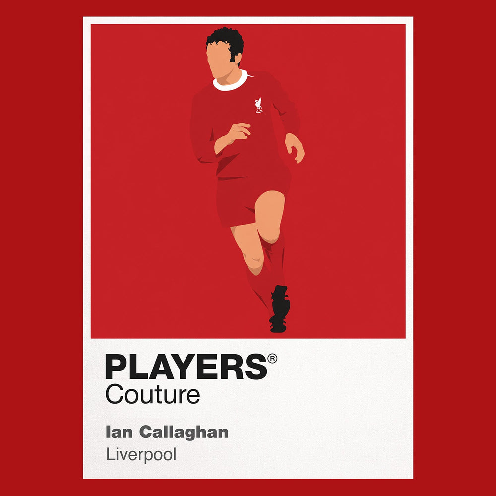 Ian Callaghan Liverpool red Icon Frame artwork detail