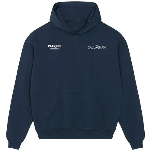 Ian Callaghan hoodie – navy men's hoodie featuring the Ian Callaghan Players Couture logo