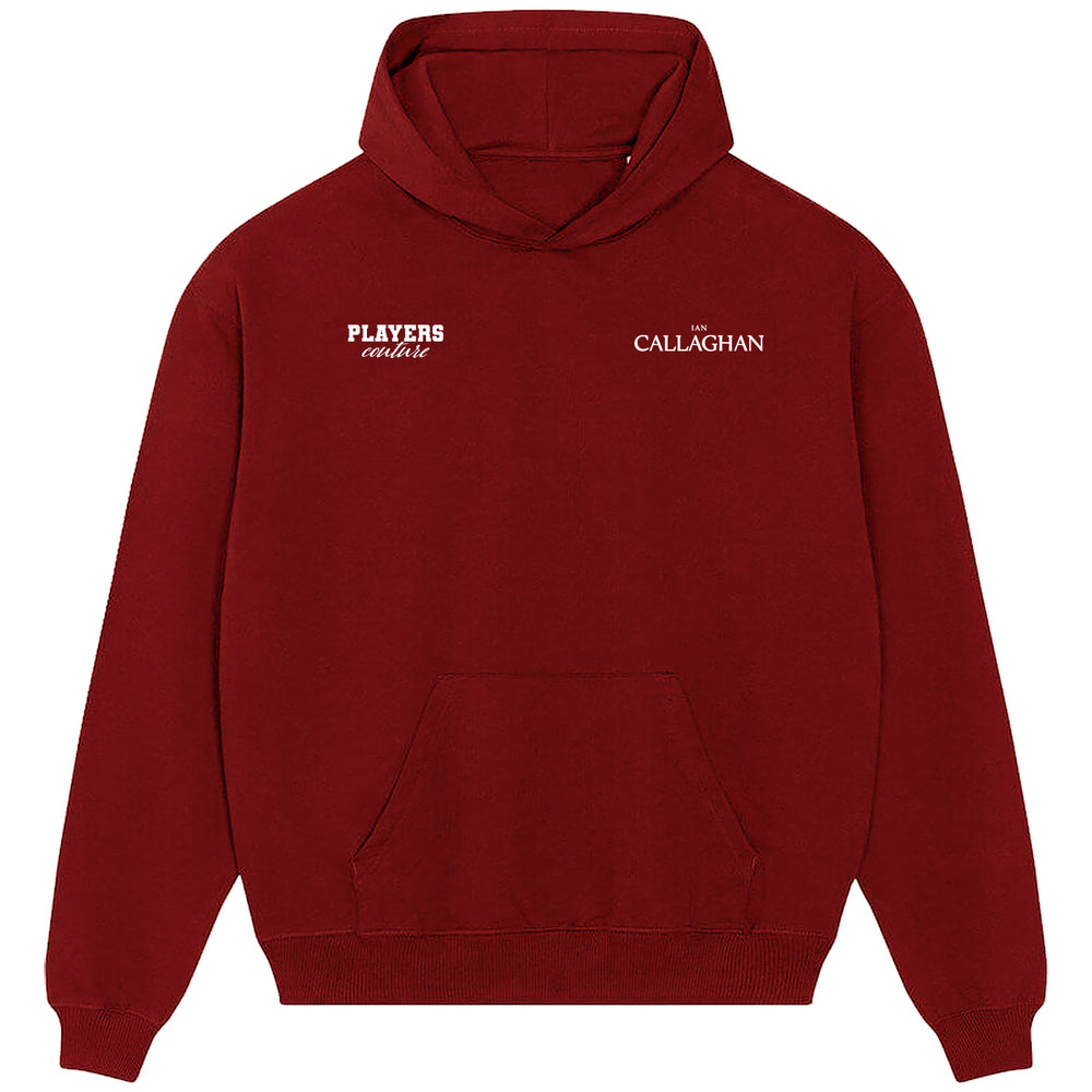 Ian Callaghan Logo Players Couture Men's Casual Hoodie Red
