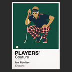 Ian Poulter Golf Icon Frame Men's Hoodie