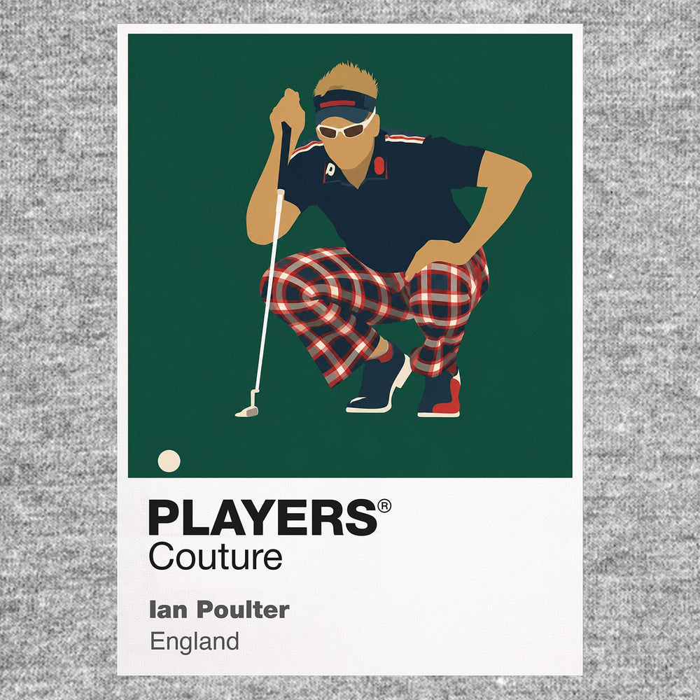 Ian Poulter Golf Icon Frame Men's Polo Shirt