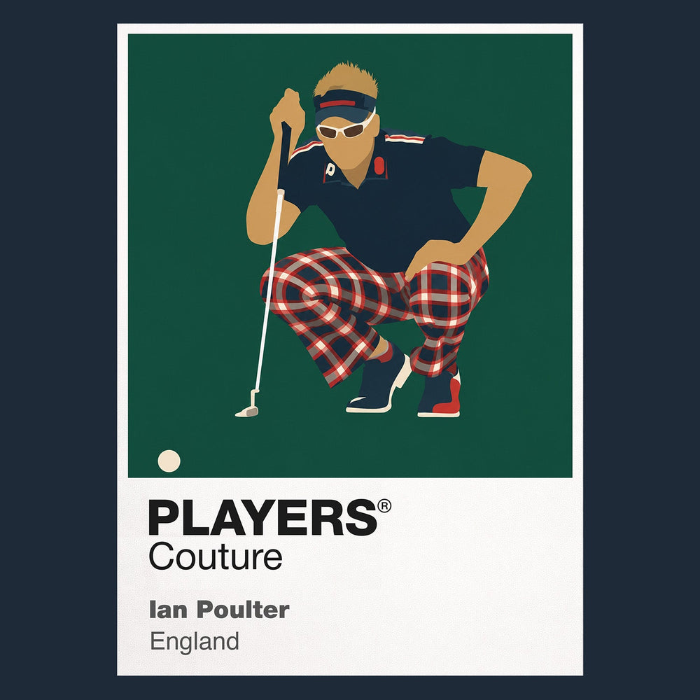 Ian Poulter Golf Icon Frame Men's Polo Shirt