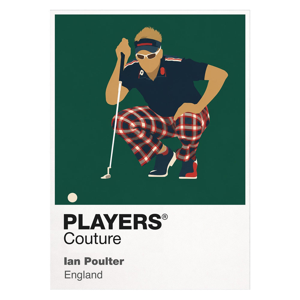 Ian Poulter Golf Icon Frame Men's Polo Shirt