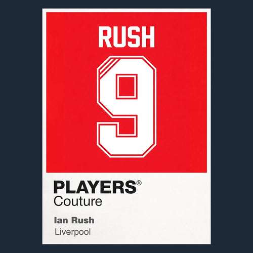 Ian Rush 9 Football Shirt Frame - Icon Design (View 9)