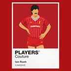Ian Rush Liverpool Icon Frame Men's Hoodie — Red Artwork