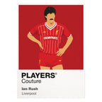Ian Rush Liverpool Icon Frame — White
