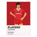 Ian Rush Liverpool Icon Frame — White