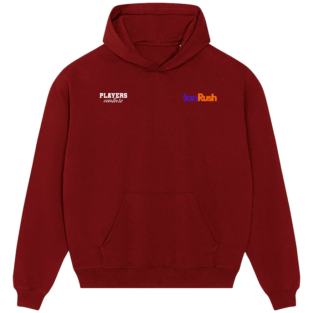 Ian Rush Logo Players Couture Men's Casual Hoodie Red