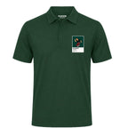 Ian Woosnam Golf Icon Frame Men's Polo Shirt - Bottle Green